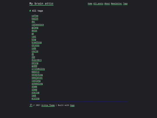 tags screenshot