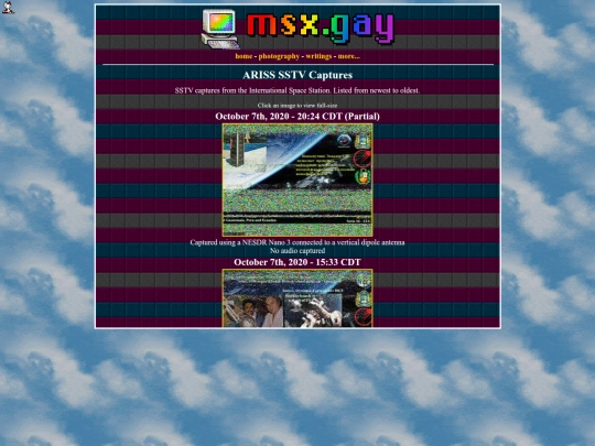 radio/ham/ariss screenshot