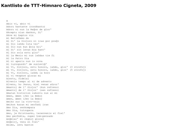 arkivigita_kantlisto screenshot