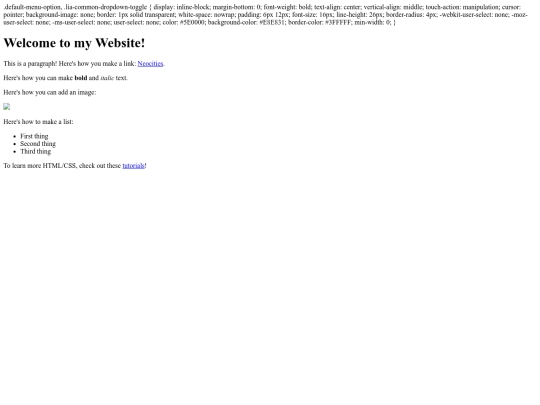 dropdownmenu screenshot