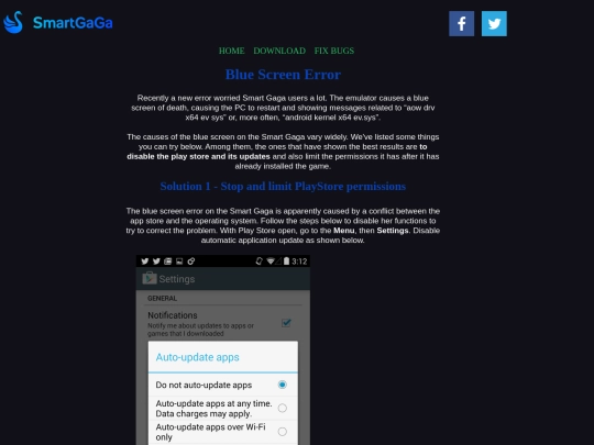 Bugs screenshot