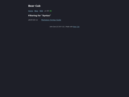 categories/syntax screenshot