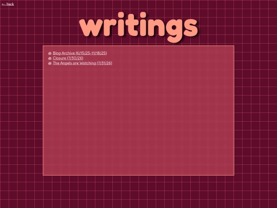 writing screenshot