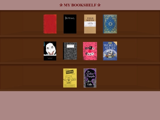 bookshelf screenshot