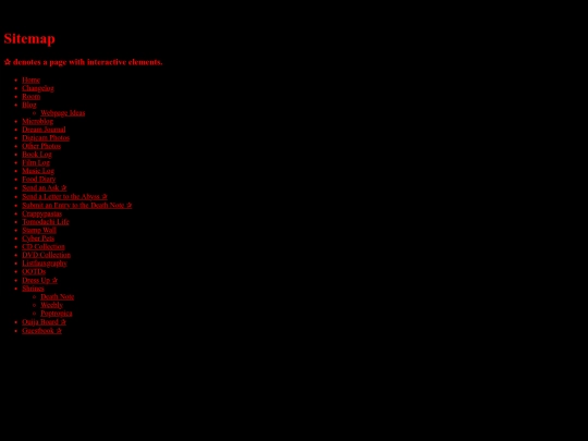 sitemap screenshot