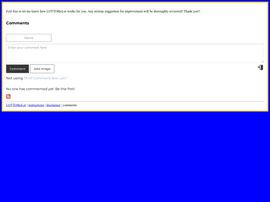 LOTTOtheLot/comments screenshot