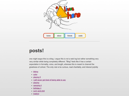 posts screenshot