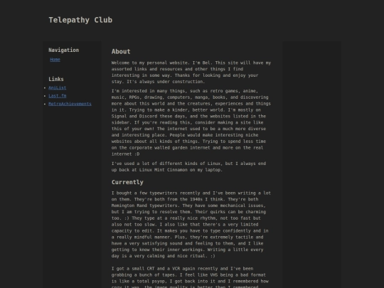 index screenshot