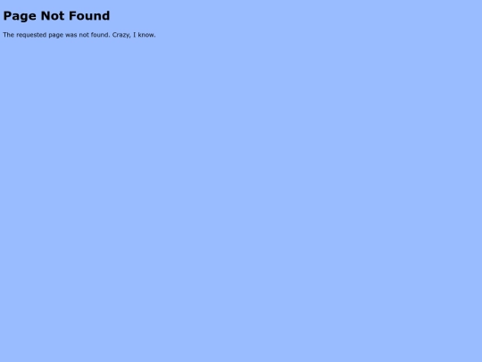 not_found screenshot