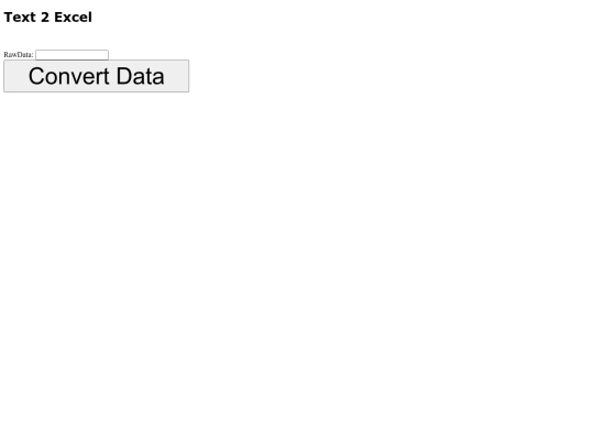 text2excel screenshot