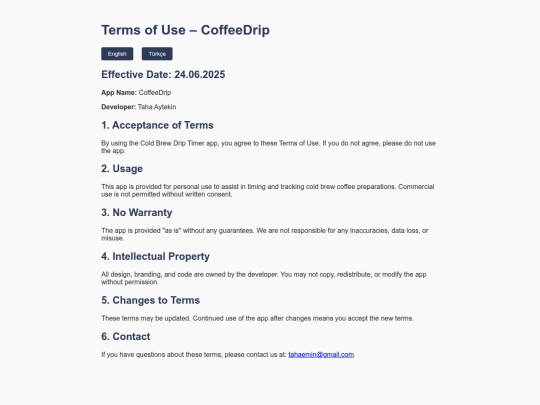 terms screenshot