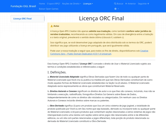 licencas/orc/ORC_pt-br screenshot