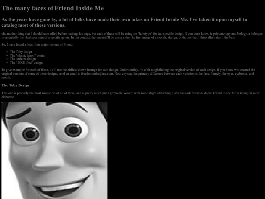 TheManyFacesOfFriend screenshot