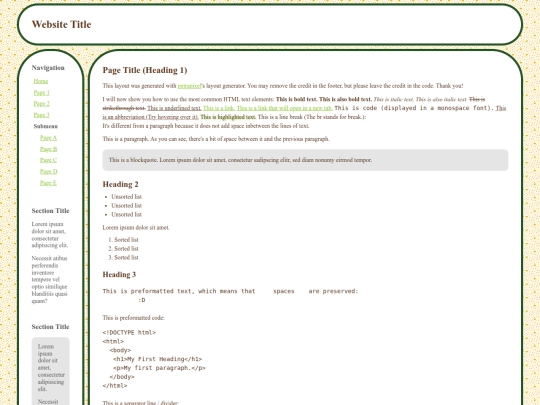 index screenshot