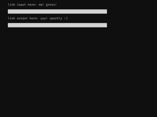 pages/link_sanitizer screenshot