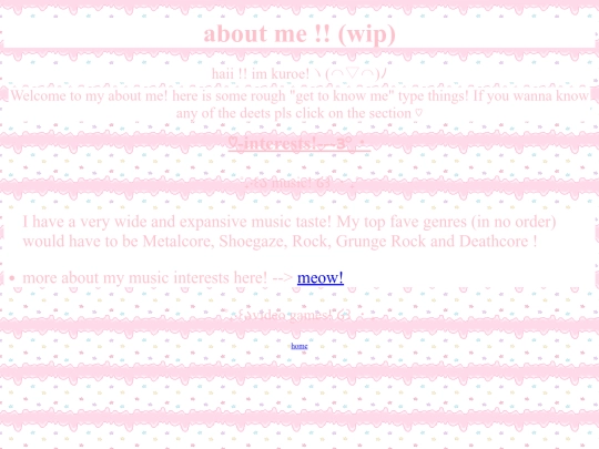 aboutme screenshot