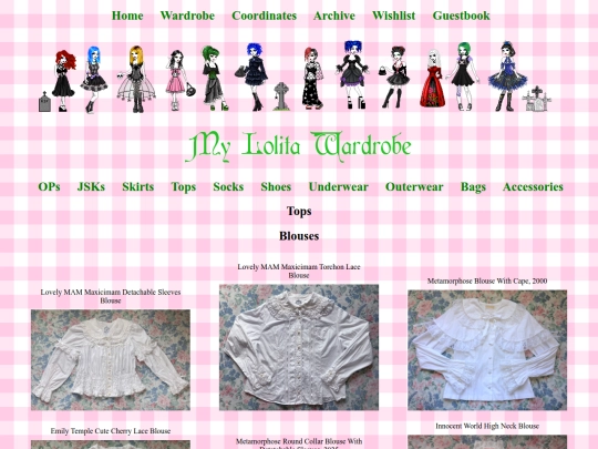 Wardrobe Pages/tops screenshot