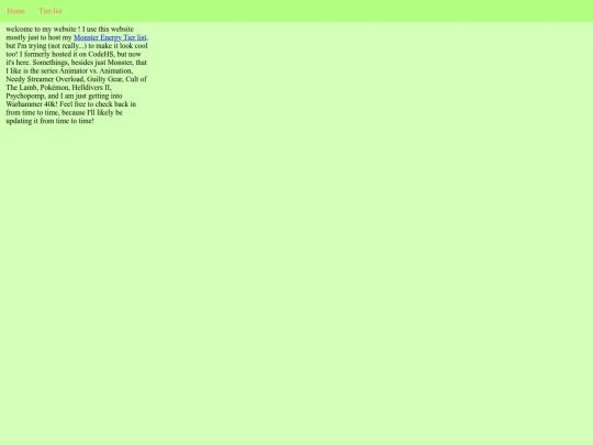 index screenshot