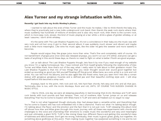 AlexTurnerandmystrangeinfatuationwithhim screenshot