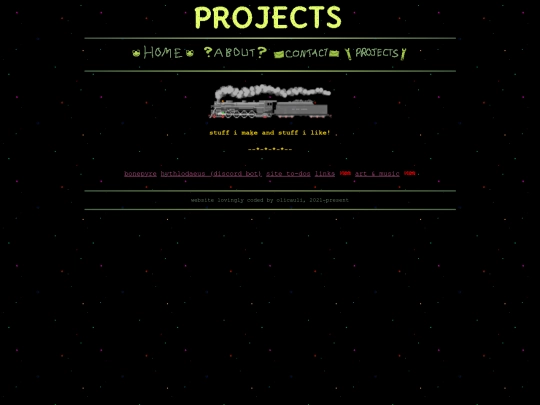 projects screenshot