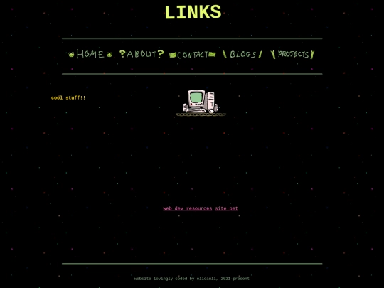 projects/links screenshot