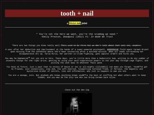 tooth_plus_nail screenshot