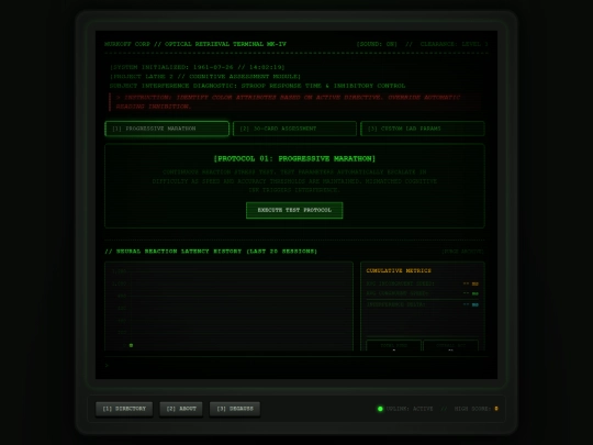 stroop screenshot