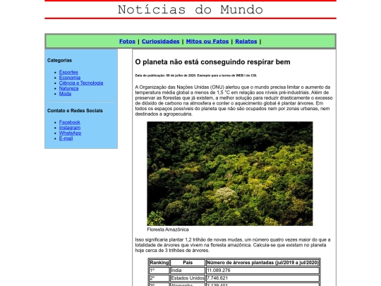 Aulas/LayoutSemantico/Exemplo screenshot
