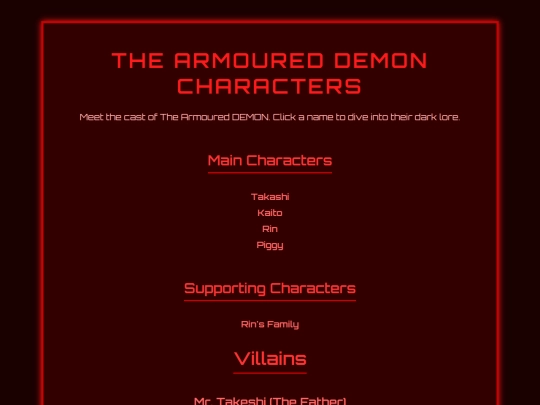 characters screenshot
