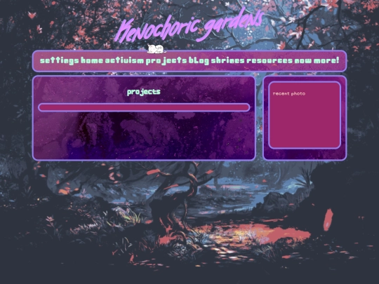 projects screenshot