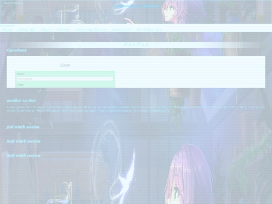 guestbook screenshot