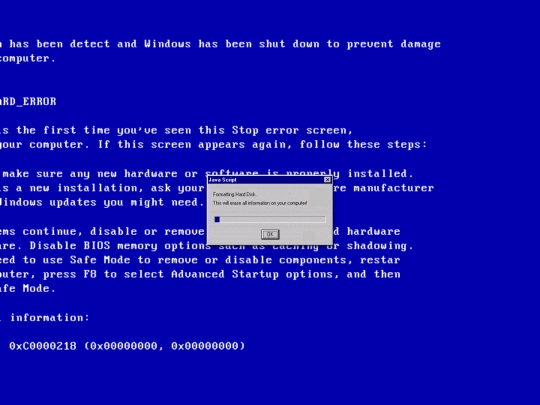 ERROR screenshot