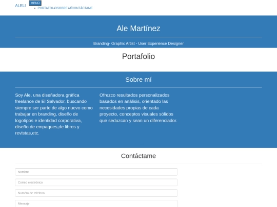 CV ALELI screenshot