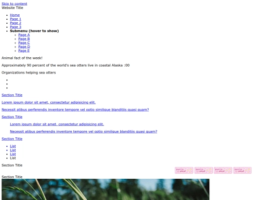 index screenshot
