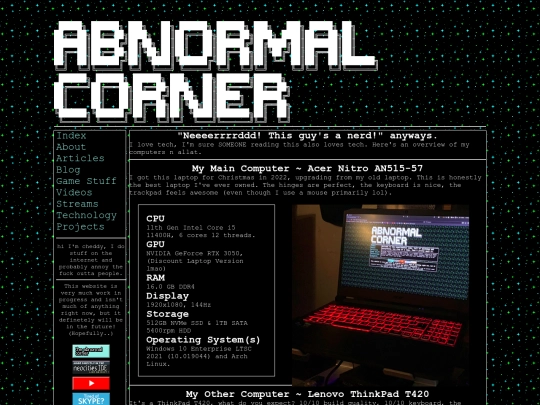 technology screenshot