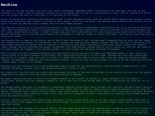 myfics/Transformers/Machine screenshot