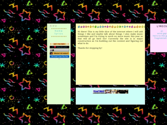 lyrics screenshot