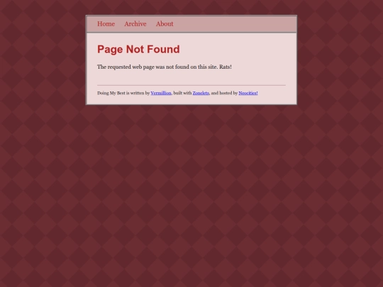 Posts/not_found screenshot