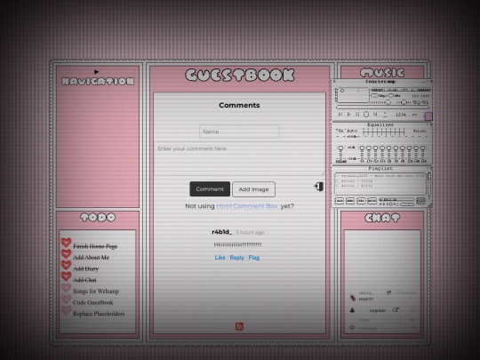 guestbook screenshot