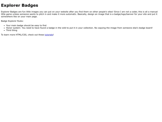 badges screenshot