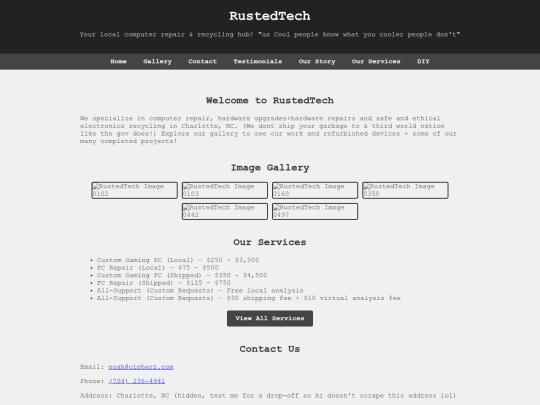 RustedTech screenshot