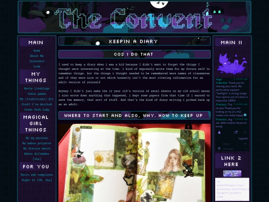 diary screenshot