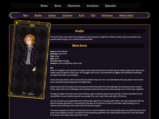 persona_goetia/profile_julian screenshot