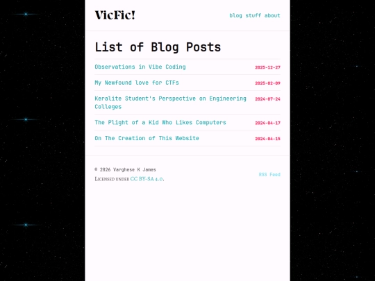 blog screenshot
