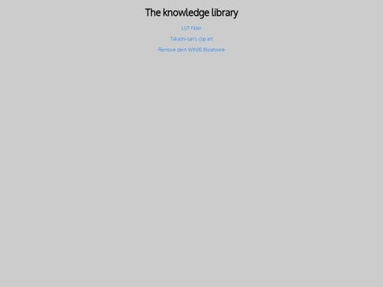 Knowledge screenshot