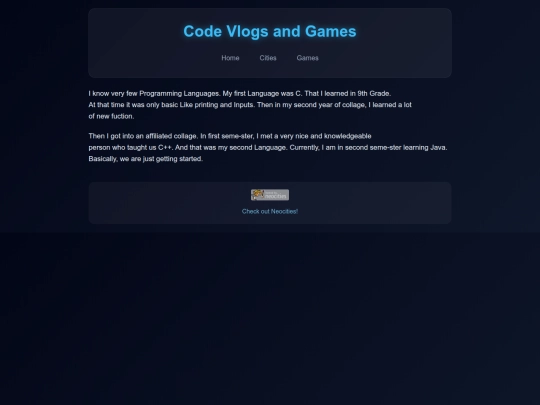 Languages screenshot