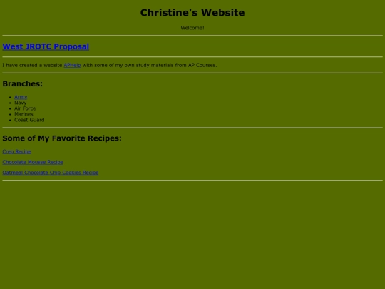 index screenshot