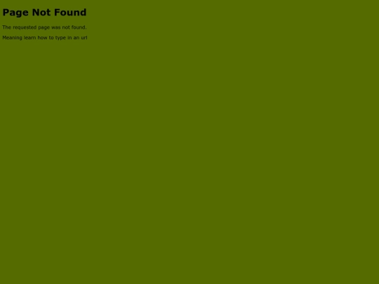 not_found screenshot