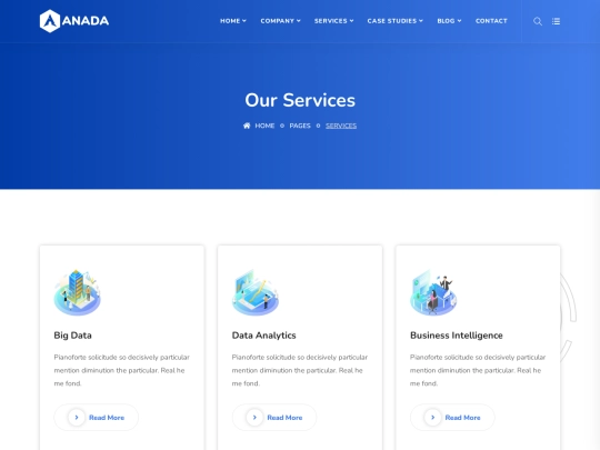 services screenshot
