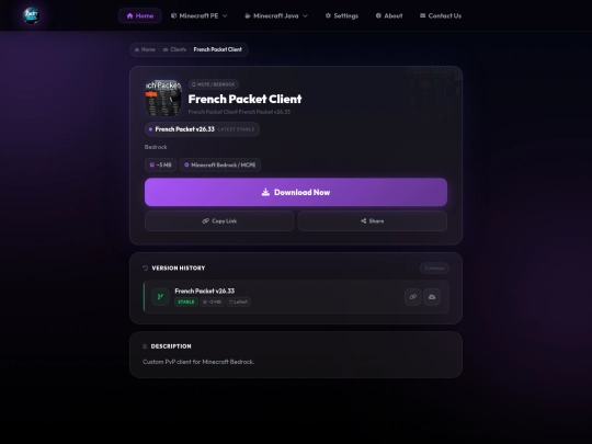 clients/french-packet screenshot